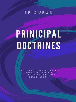 cover image of Principal Doctrines (Illustrated)